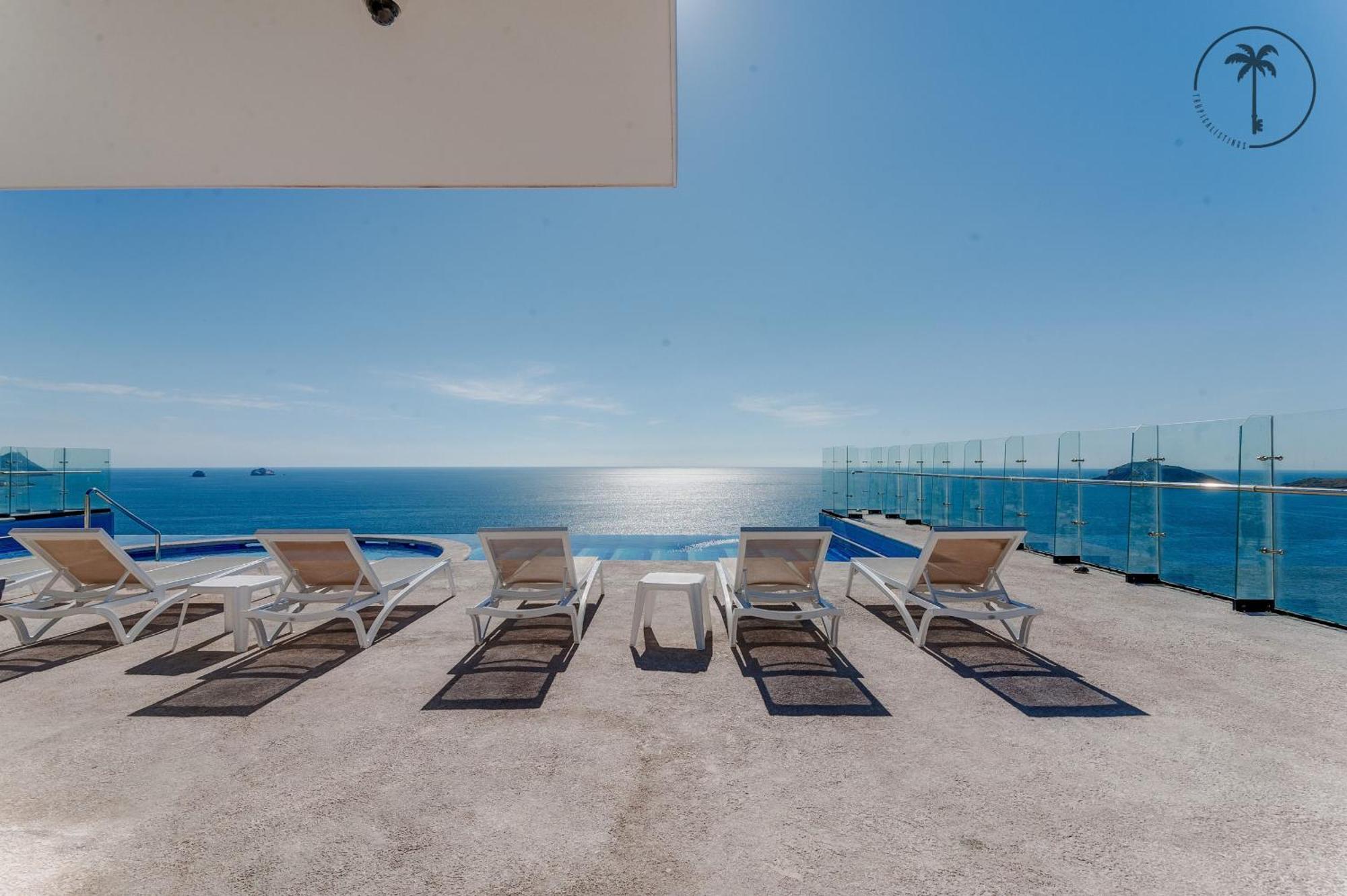 Hermosa Vista Al Mar, Condominio De Lujo! Mazatlan Luaran gambar