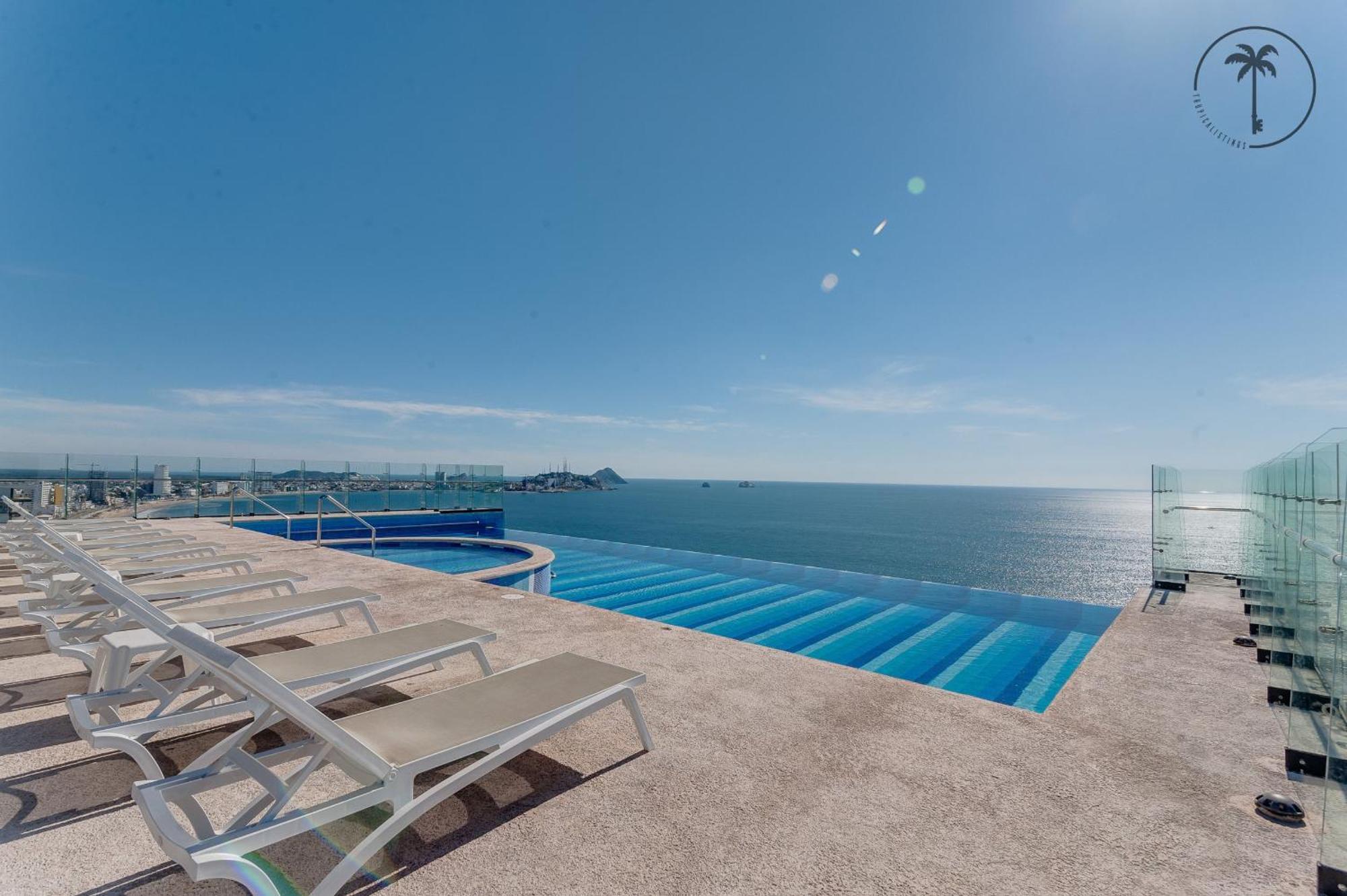 Hermosa Vista Al Mar, Condominio De Lujo! Mazatlan Luaran gambar