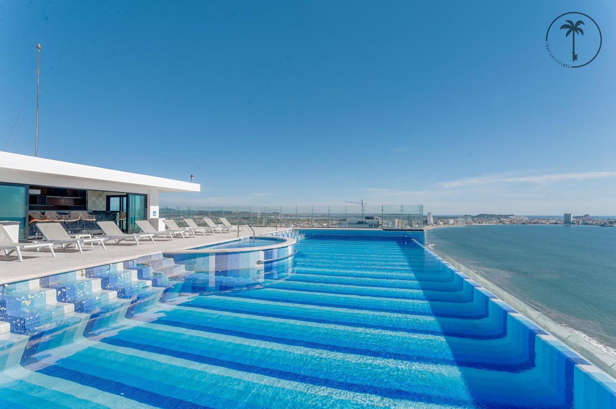 Hermosa Vista Al Mar, Condominio De Lujo! Mazatlan Luaran gambar